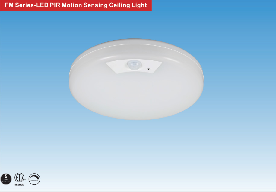 FM Series-LED PIR Motion Sensing Ceiling Light