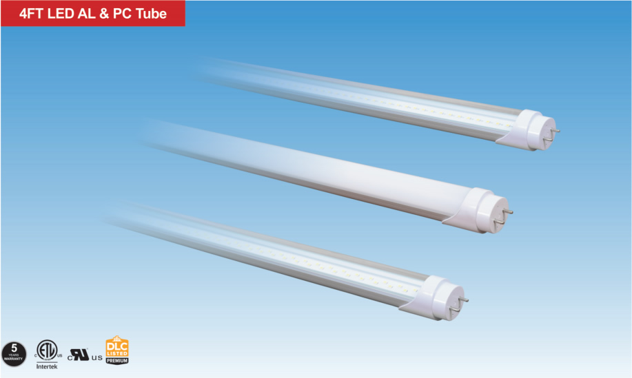 4FT LED AL&PC Tube