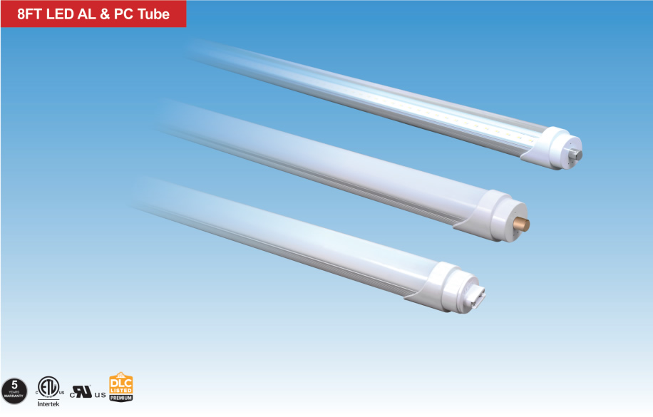 8FT LED AL&PC Tube